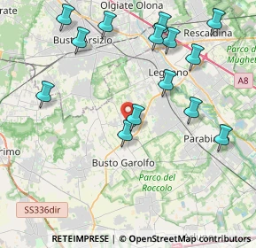 Mappa 20020 Villa Cortese MI, Italia (4.53929)
