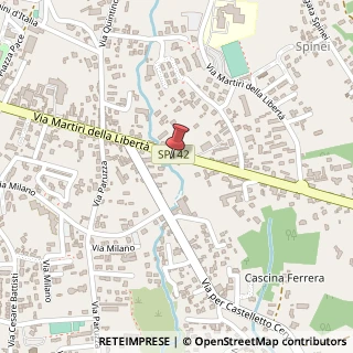 Mappa Via Martiri Della Libertà, 248, 13836 Cossato, Biella (Piemonte)