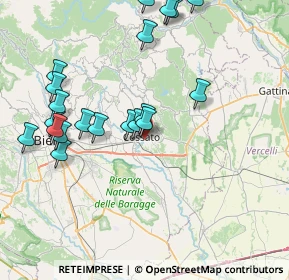 Mappa Via della Roggia, 13836 Cossato BI, Italia (8.4985)