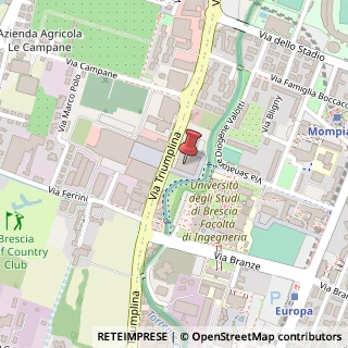 Mappa Via Triumplina, 94, 25123 Brescia, Brescia (Lombardia)