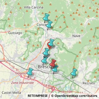 Mappa Via Triumplina, 25123 Brescia BS, Italia (3.47636)