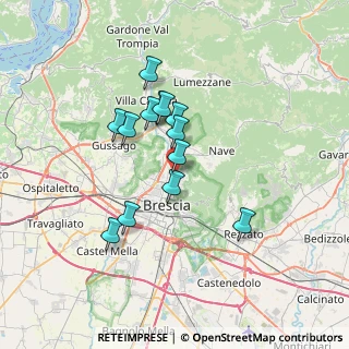 Mappa Via Triumplina, 25123 Brescia BS, Italia (5.60846)