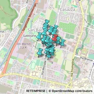 Mappa Via delle Gabbiane, 25128 Brescia BS, Italia (0.20345)
