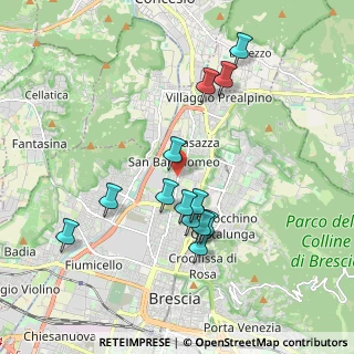 Mappa Via delle Gabbiane, 25128 Brescia BS, Italia (1.77538)