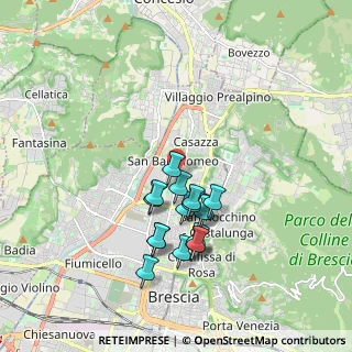 Mappa Via delle Gabbiane, 25128 Brescia BS, Italia (1.55647)