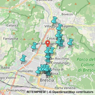 Mappa Via delle Gabbiane, 25128 Brescia BS, Italia (1.801)