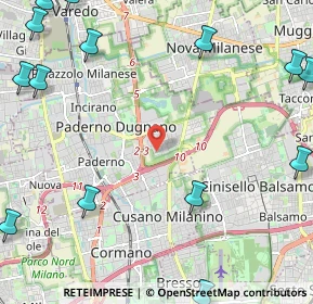 Mappa Via Domenico Cimarosa, 20037 Paderno Dugnano MI, Italia (3.47857)