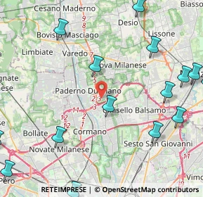 Mappa Via Domenico Cimarosa, 20037 Paderno Dugnano MI, Italia (5.97267)