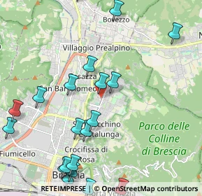 Mappa Piazzetta Santi Francesco e Chiara, 25133 Brescia BS, Italia (2.6645)