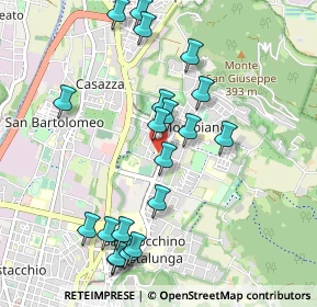 Mappa Piazzetta Santi Francesco e Chiara, 25133 Brescia BS, Italia (1.0295)