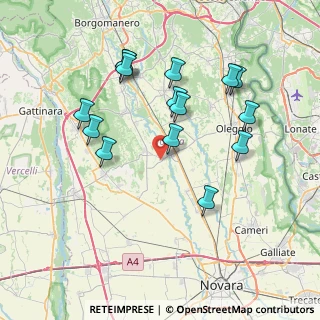 Mappa Via Regina Margherita, 28015 Momo NO, Italia (7.58333)
