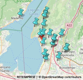 Mappa Strada di Sem, 37011 Bardolino VR, Italia (6.1835)