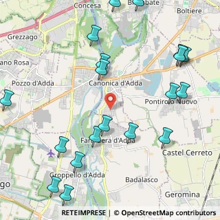Mappa Via Vittorio Villa, 24045 Fara Gera d'Adda BG, Italia (2.8305)
