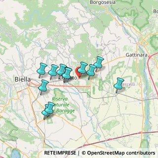 Mappa Via Orolungo, 13853 Cossato BI, Italia (6.0225)