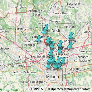 Mappa Via Don Giuseppe Dossetti, 20037 Paderno Dugnano MI, Italia (6.2015)