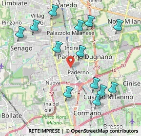 Mappa Via Don Giuseppe Dossetti, 20037 Paderno Dugnano MI, Italia (2.23154)