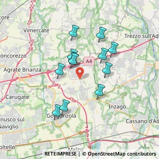 Mappa Via Alessandro Manzoni, 20060 Cambiago MI (3.16667)