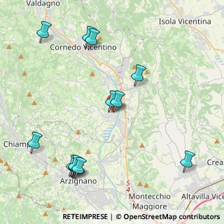 Mappa Via del Colle, 36070 Trissino VI, Italia (4.96462)