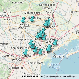 Mappa Via Guido Rossa, 30037 Scorzè VE, Italia (11.147)