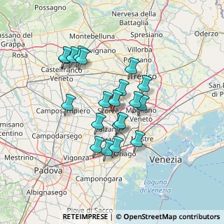 Mappa Via Guido Rossa, 30037 Scorzè VE, Italia (11.5695)