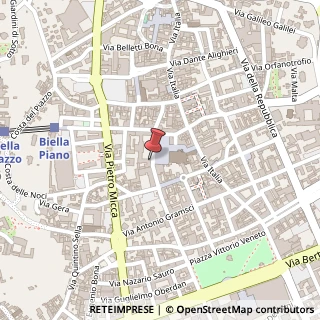 Mappa Via Seminari, 7, 13900 Biella, Biella (Piemonte)