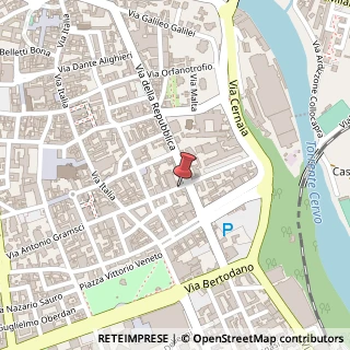 Mappa Via XX Settembre, 10, 13900 Biella, Biella (Piemonte)