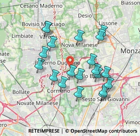 Mappa Via Maria Callas, 20037 Paderno Dugnano MI, Italia (3.4845)