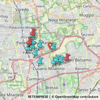Mappa Via Maria Callas, 20037 Paderno Dugnano MI, Italia (1.5725)