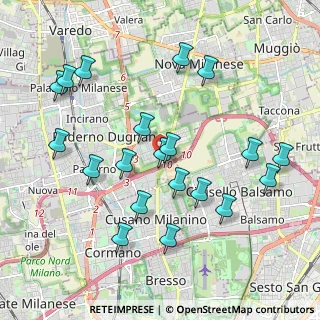 Mappa Via Maria Callas, 20037 Paderno Dugnano MI, Italia (2.0865)