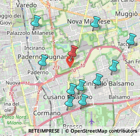 Mappa Via Maria Callas, 20037 Paderno Dugnano MI, Italia (2.06727)