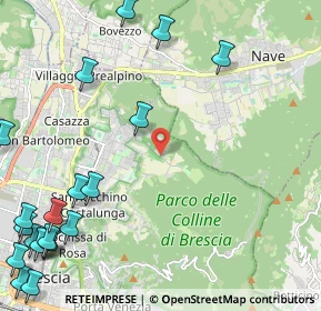 Mappa Via Valle di Mompiano, 25133 Brescia BS, Italia (3.4)