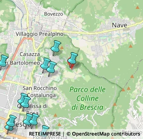 Mappa Via Valle di Mompiano, 25133 Brescia BS, Italia (3.06917)