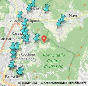 Mappa Via Valle di Mompiano, 25133 Brescia BS, Italia (2.642)