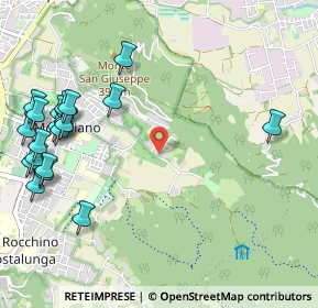 Mappa Via Valle di Mompiano, 25133 Brescia BS, Italia (1.3785)
