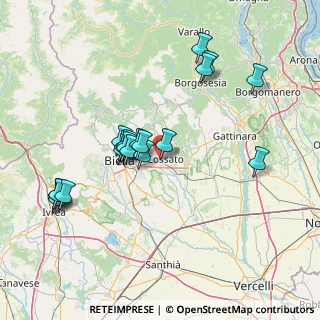Mappa Via Quaregna, 13854 Quaregna BI, Italia (14.801)