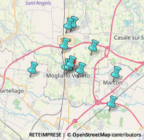 Mappa Via Tito Speri, 31021 Mogliano Veneto TV, Italia (2.81545)