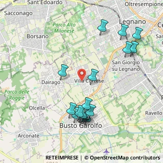 Mappa Via Antonio Meucci, 20020 Villa Cortese MI, Italia (2.20722)