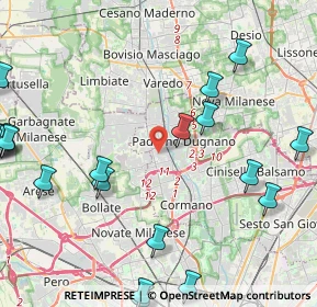 Mappa Via Piaggio, 20037 Paderno Dugnano MI, Italia (5.939)