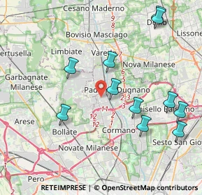 Mappa Via Piaggio, 20037 Paderno Dugnano MI, Italia (4.36727)