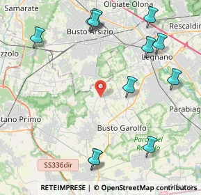 Mappa Via Giuseppe Garibaldi, 20020 Dairago MI, Italia (5.20833)