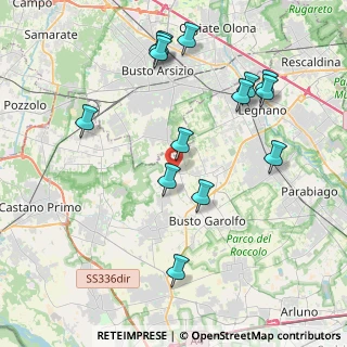 Mappa Via Giuseppe Garibaldi, 20020 Dairago MI, Italia (4.35429)