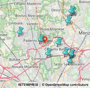 Mappa Via Domenico Scarlatti, 20037 Paderno Dugnano MI, Italia (4.32091)