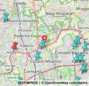 Mappa Via Domenico Scarlatti, 20037 Paderno Dugnano MI, Italia (3.24538)