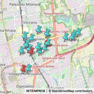 Mappa Via Luigi Negrelli, 20037 Paderno Dugnano MI, Italia (0.8835)