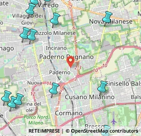 Mappa Calderara-Riboldi 78, 20037 Paderno Dugnano MI, Italia (3.28615)