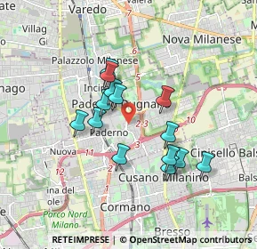 Mappa Via Luigi Negrelli, 20037 Paderno Dugnano MI, Italia (1.44786)