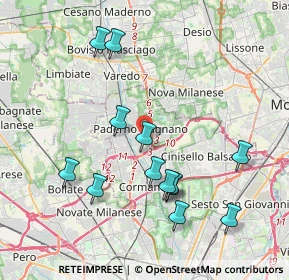 Mappa Calderara-Riboldi 78, 20037 Paderno Dugnano MI, Italia (3.99538)