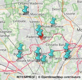 Mappa Calderara-Riboldi 78, 20037 Paderno Dugnano MI, Italia (4.28286)