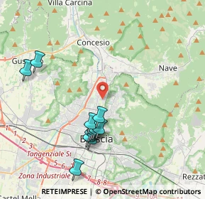 Mappa Via Ferrini, 25128 Brescia BS, Italia (4.03545)