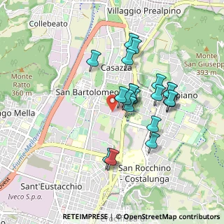 Mappa Via Ferrini, 25128 Brescia BS, Italia (0.7755)